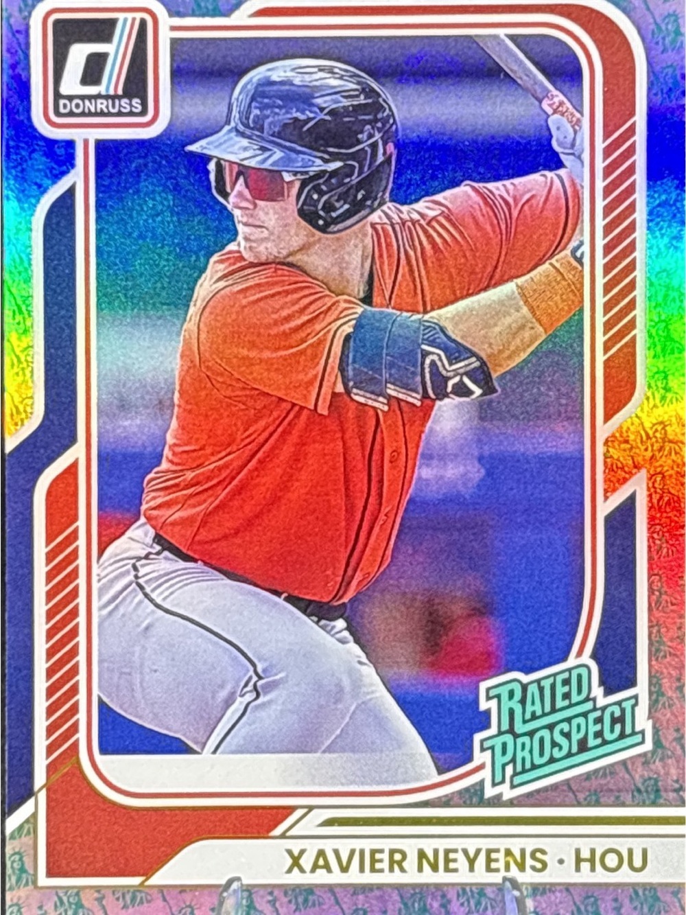 Panini Xavier Neyens Rated Prospect Prizm Baseball Card